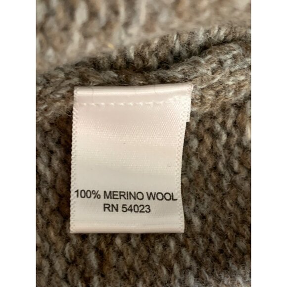 Banana Republic Merino Wool Henley Sweater Fair Isle RK10652 EUC Pullover - Picture 4 of 7